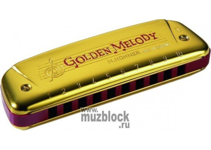 Купить губную гармошку HOHNER Golden Melody 543/20 C M543016 в нашем ...