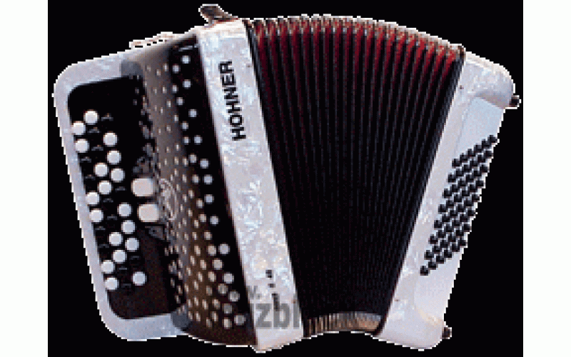 HOHNER Nova II 48 (A1551) white - детский кнопочный аккордеон