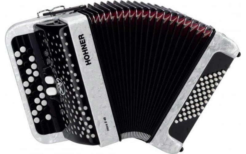 HOHNER Nova II 48 (A1551) white - детский кнопочный аккордеон