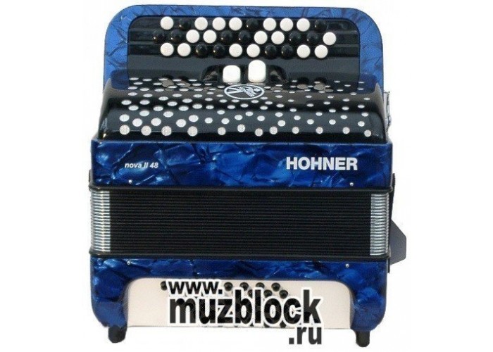 HOHNER Nova II 48 (A1554) blue - детский кнопочный аккордеон