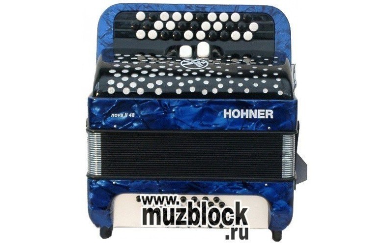 HOHNER Nova II 48 (A1554) blue - детский кнопочный аккордеон