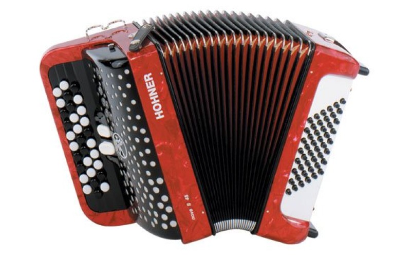 HOHNER Nova II 48 (A4253/1553) red - детский кнопочный аккордеон
