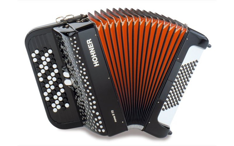 HOHNER Nova II 72 (A1564) blue - кнопочный аккордеон 3/4