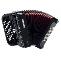 HOHNER Nova II 72 (A4262) black - кнопочный аккордеон 3/4