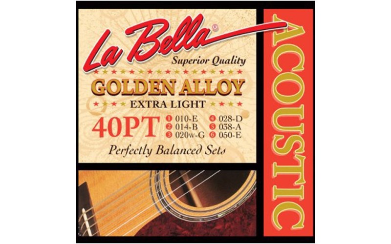 LA BELLA 40PT - струны для акустической гитары