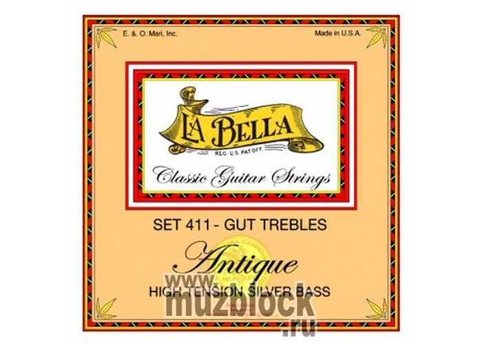 LA BELLA 411 Antique - струны для классической гитары