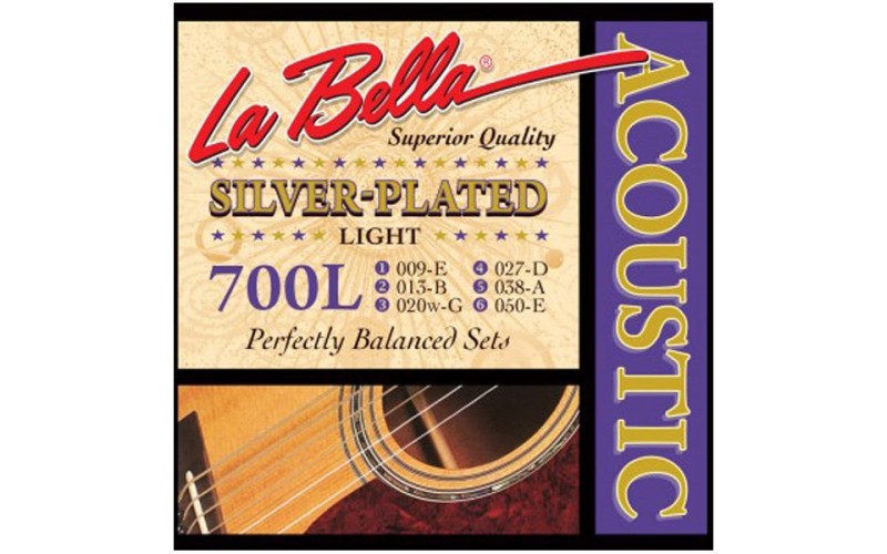 LA BELLA 700L - струны для акустической гитары