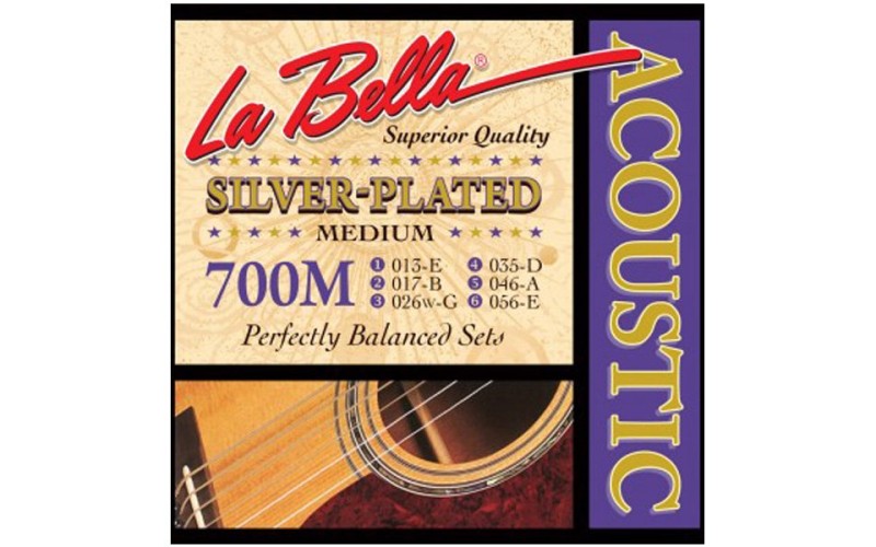 LA BELLA 700 M - струны для акустической гитары