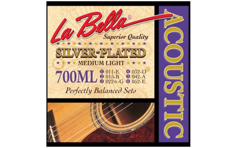 LA BELLA 700 ML - струны для акустической гитары