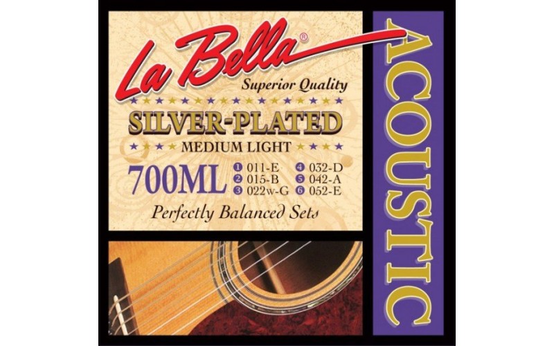 LA BELLA 700 ML - струны для акустической гитары