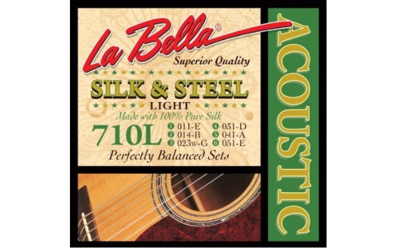 LA BELLA 710 L - струны для акустической гитары