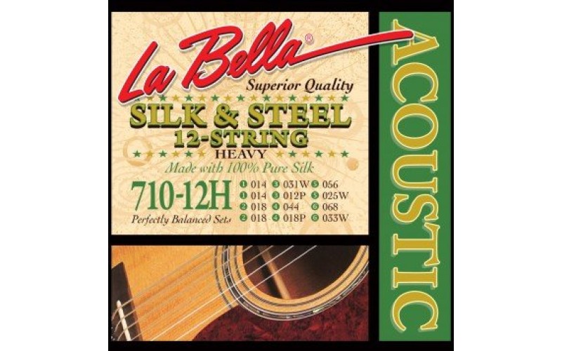 LA BELLA 710-12H - струны для 12-струнной гитары