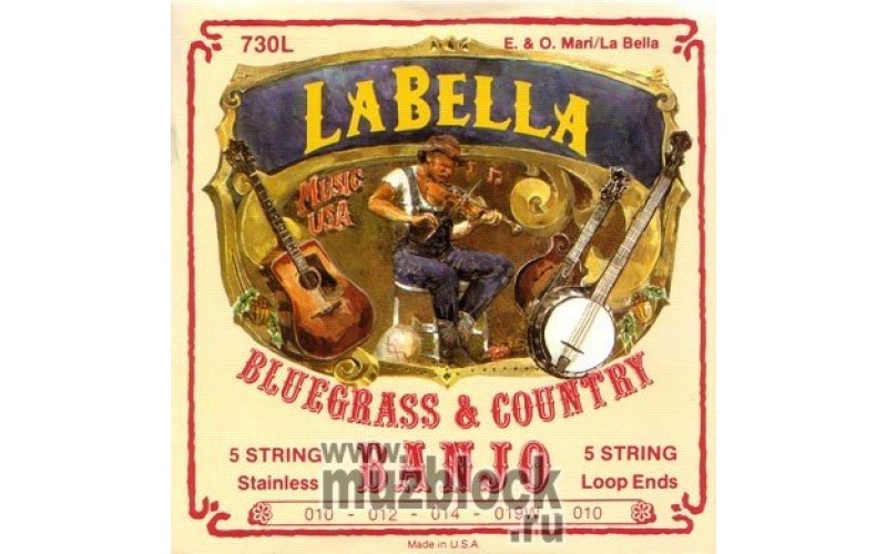 LA BELLA 730L - струны для тенор банджо,