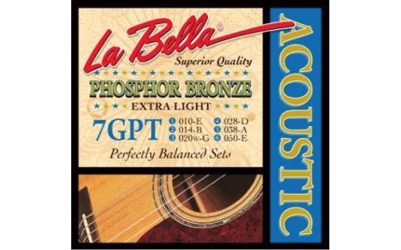 LA BELLA 7GPT - струны для акустической гитары
