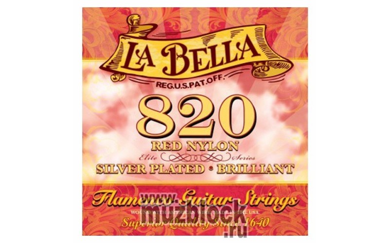 LA BELLA 820 Flamenco - струны для классической гитары