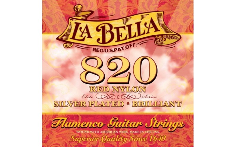 LA BELLA 820 Flamenco - струны для классической гитары