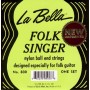 LA BELLA 830 Folksinger - струны для акустической гитары ФОЛК