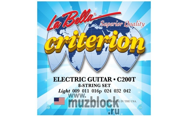LA BELLA C200T - струны электрогитары