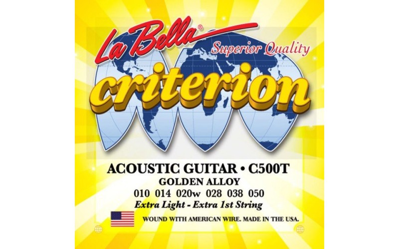 LA BELLA C500T - струны для акустической гитары