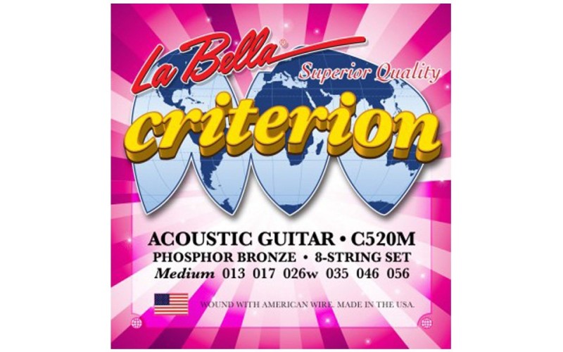 LA BELLA C520M - струны для акустической гитары