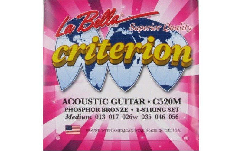LA BELLA C520M - струны для акустической гитары