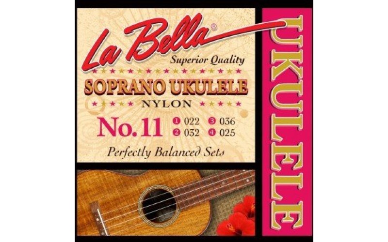 LA BELLA Ukulele 11 - струны для сопрано укулеле