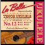 LA BELLA Ukulele 12-TENOR - Комплект струн для укулеле тенор