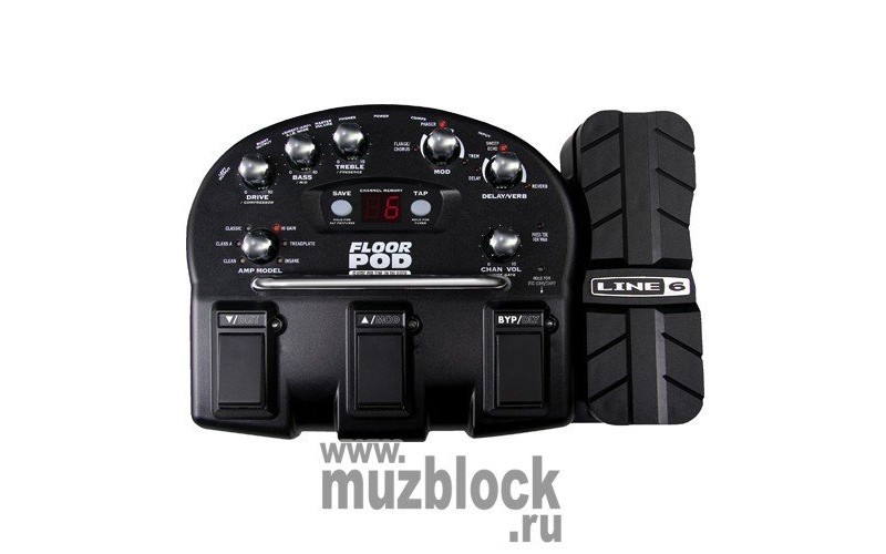LINE 6 FLOOR POD - напольный процессор эффектов для гитары