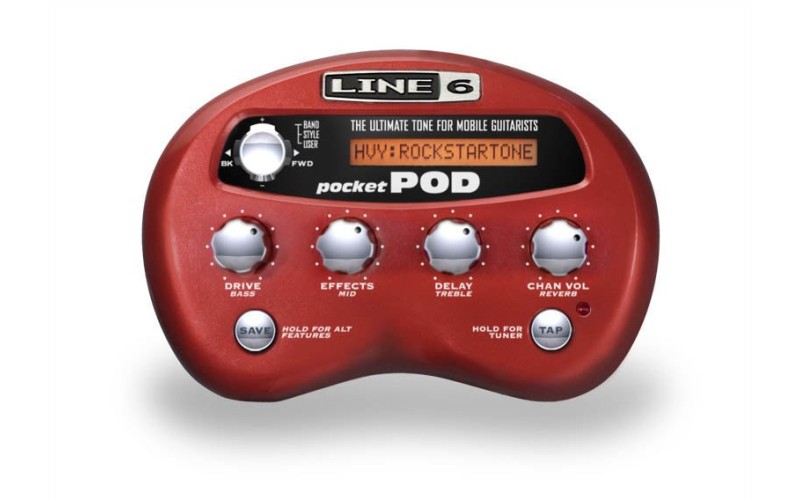 LINE 6 POCKET POD DIRECT GUITAR PREAMP - компактный моделирующий гитарный процессор