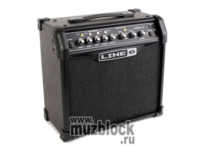 LINE 6 SPIDER IV 15 1x8 15W MODELLING GUITAR COMBO - моделирущий гитарный комбо усилитель