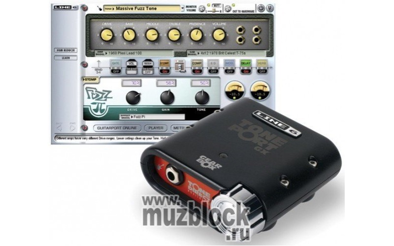 LINE 6 TONEPORT GX Mk2 AUDIO USB INTERFACE - система моделирования и записи на ПК