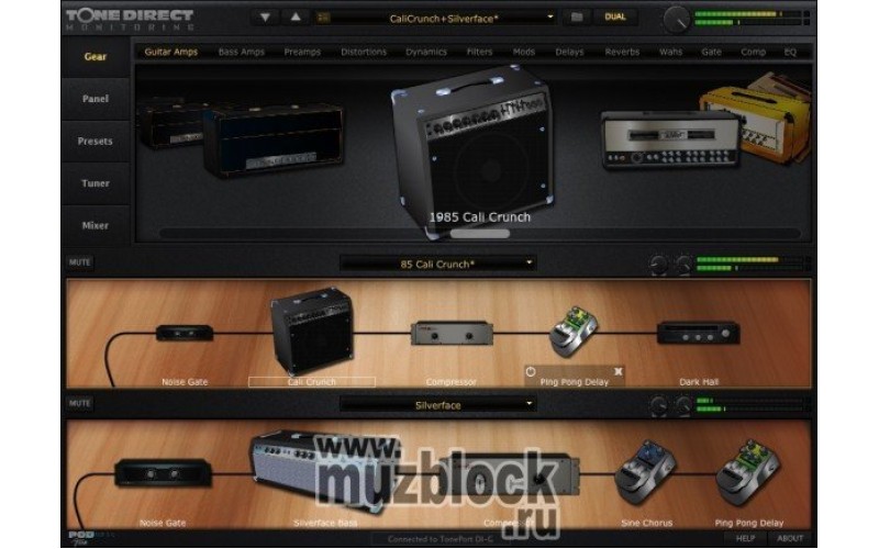 LINE 6 TONEPORT GX Mk2 AUDIO USB INTERFACE - система моделирования и записи на ПК