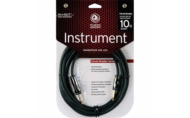 PLANET WAVES PW-AG-10 - шнур джек-джек 3,05 м