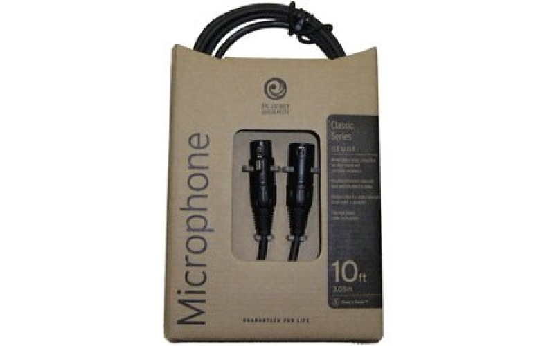PLANET WAVES PW-CMIC-10 - микрофонный шнур XLR мама-XLR папа, 3 метра