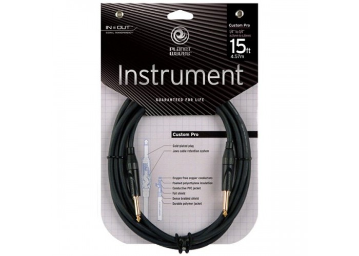 PLANET WAVES PW-CPG-15 - шнур джек-джек, 5 метров