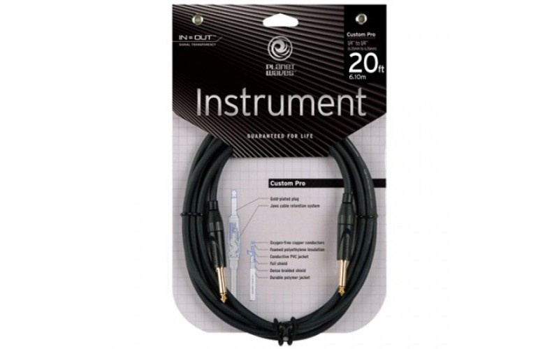 PLANET WAVES PW-CPG-20 - шнур джек-джек, 6,10 метров