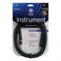 PLANET WAVES PW-G-15 - шнур джек-джек, 4,57 м. золотой джек, двужильный