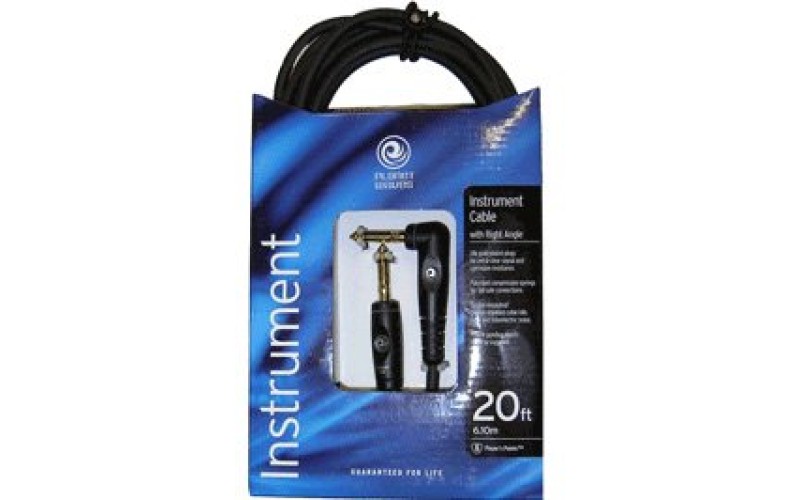 PLANET WAVES PW-GRA-20 - шнур джек-угловой джек 6,10 метра