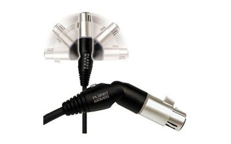 PLANET WAVES PW-MS-10 - микрофонный шнур XLR Male - XLR Female, 180 гр. сгиб., 3 метра