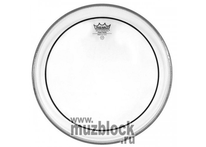 REMO PS-0316-00 BATTER, PINSTRIPE, CLEAR - пластик 16