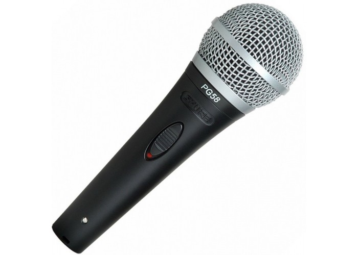 SHURE PG58-XLR - микрофон кардиоидный вокальный