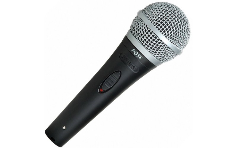 SHURE PG58-XLR - микрофон кардиоидный вокальный