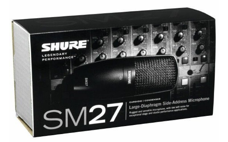 SHURE SM27-LC - микрофон студийный конденсаторный