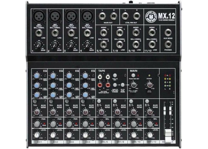 TOPP PRO MX12- микшерный пульт