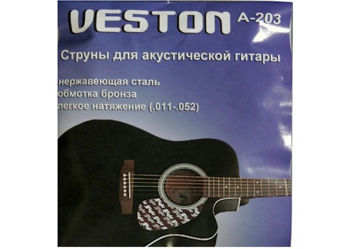 VESTON A203 (A2) - струны для акустической гитары