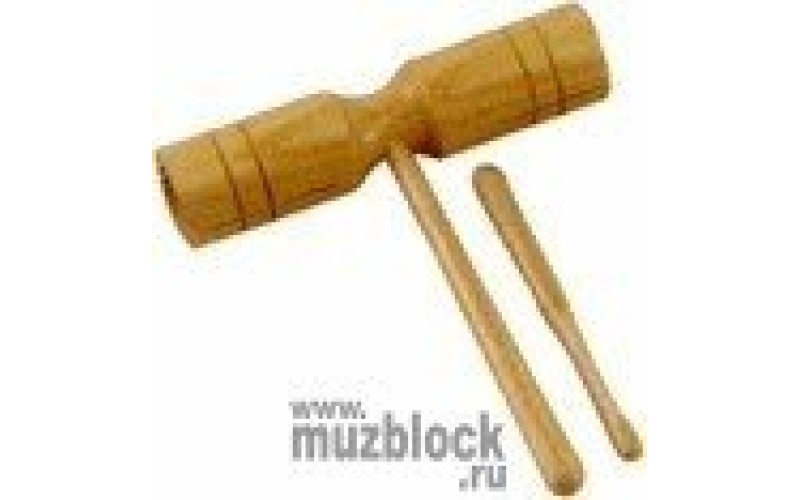 VESTON TC-25A - тон-блок двухтоновый с палкой