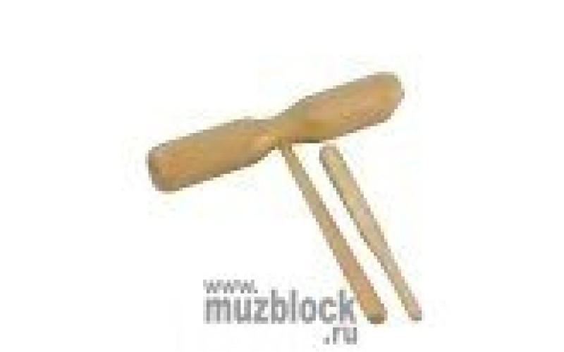 VESTON TC-25B - тон-блок двухтоновый с палкой