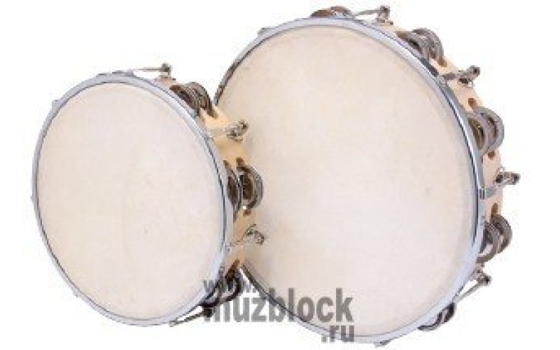 VESTON TKC10-16 - тамбурин  деревянный  настраиваемый 10