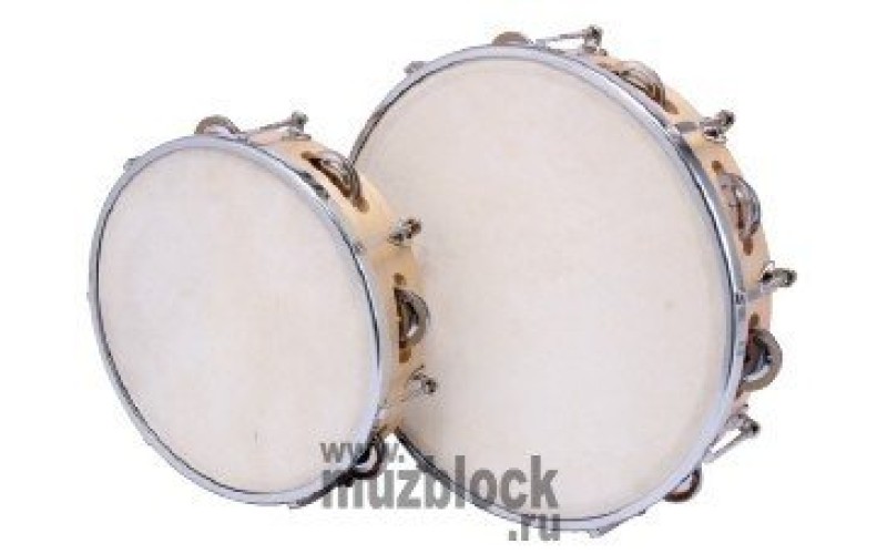 VESTON TKC10-8 - тамбурин  деревянный  настраиваемый 10