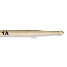 VIC FIRTH 1A - барабанные палочки 1A с заостренным деревянным наконечником